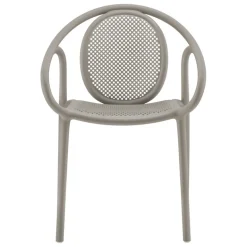 Pedrali Remind 3735r armchair, recycled plastic, grey
