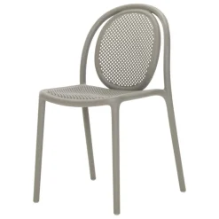 Pedrali Remind 3730r chair, recycled plastic, grey