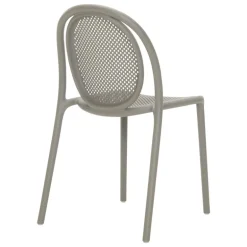 Pedrali Remind 3730r chair, recycled plastic, grey