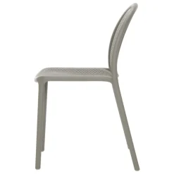 Pedrali Remind 3730r chair, recycled plastic, grey