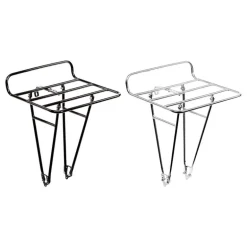 Pelago Bicycles Commuter Front Rack, L, polished aluminium