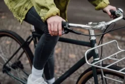 Pelago Bicycles Commuter Front Rack, L, polished aluminium