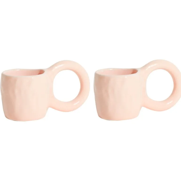 Petite Friture Donut espresso cup, 2 pcs, bubble gum