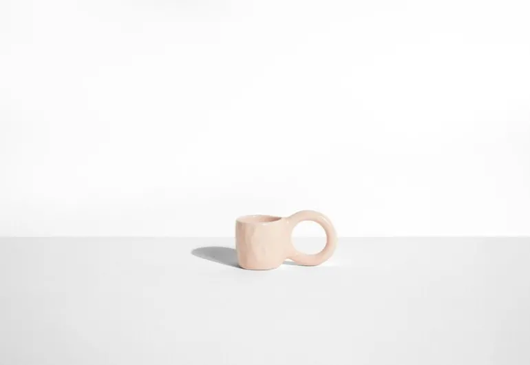 Petite Friture Donut espresso cup, 2 pcs, bubble gum