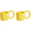Petite Friture Donut espresso cup, 2 pcs, lemon