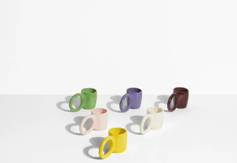 Petite Friture Donut mug, M, lemon
