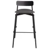 Petite Friture Fromme bar stool, 75 cm, black