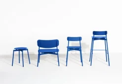 Petite Friture Fromme bar stool, 75 cm, blue
