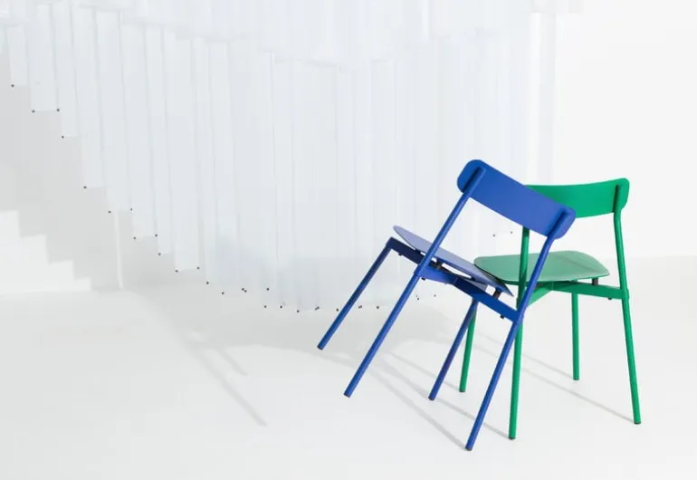 Petite Friture Fromme chair, blue