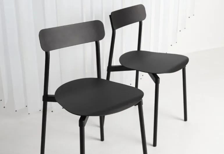 Petite Friture Fromme chair, black
