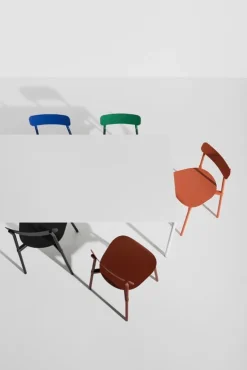 Petite Friture Fromme chair, brown red