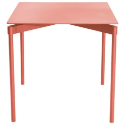 Petite Friture Fromme dining table, 70 x 70 cm, coral
