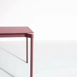 Petite Friture Fromme dining table, 90 x 180 cm, brown red