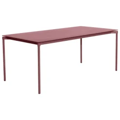 Petite Friture Fromme dining table, 90 x 180 cm, brown red