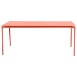 Petite Friture Fromme dining table, 90 x 180 cm, coral