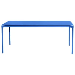 Petite Friture Fromme dining table, 90 x 180 cm, blue
