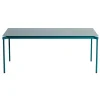 Petite Friture Fromme dining table, 90 x 180 cm, ocean blue