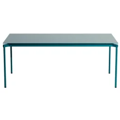 Petite Friture Fromme dining table, 90 x 180 cm, ocean blue