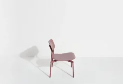 Petite Friture Fromme lounge chair, brown red