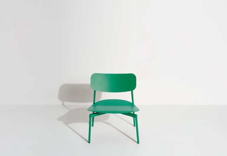 Petite Friture Fromme lounge chair, mint green