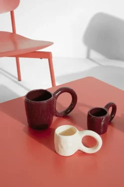 Petite Friture Fromme lounge chair, coral