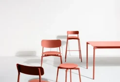 Petite Friture Fromme stool, coral