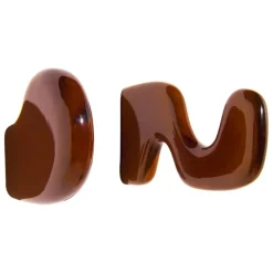 Petite Friture Klump wall hook, kit of 2, brown