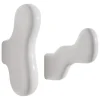 Petite Friture Klump wall hook, kit of 2, white