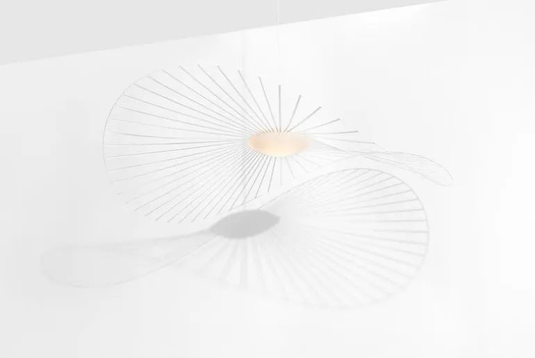 Petite Friture Vertigo Nova pendant, 140 cm, white