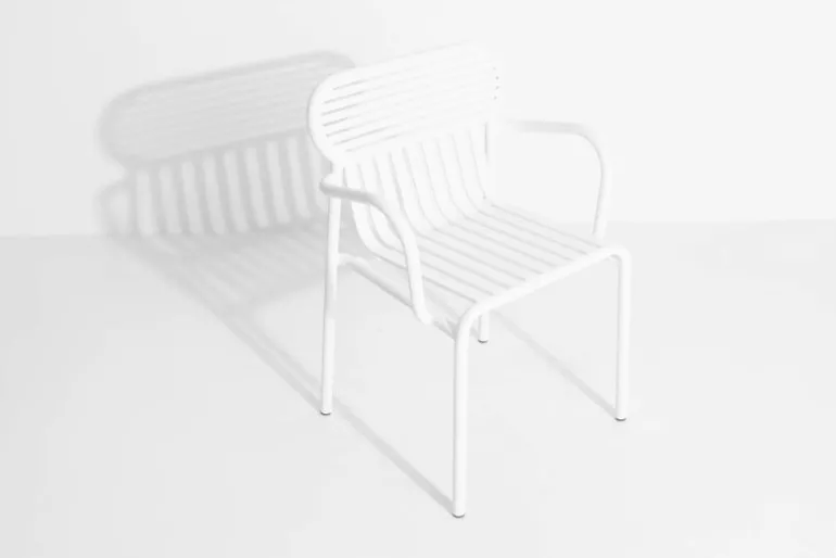 Petite Friture Week-end bridge chair, white