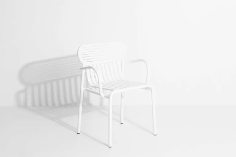 Petite Friture Week-end bridge chair, white