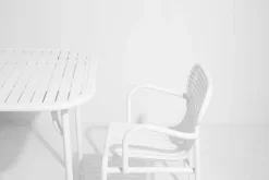 Petite Friture Week-end bridge chair, white