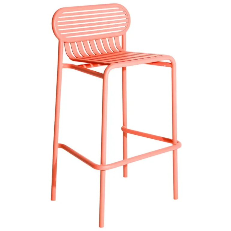 Petite Friture Week-end high stool, coral