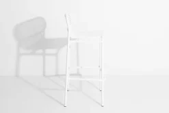 Petite Friture Week-end high stool, white