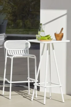 Petite Friture Week-end high stool, white