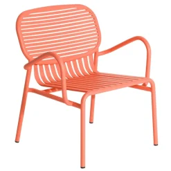 Petite Friture Week-end lounge chair, coral