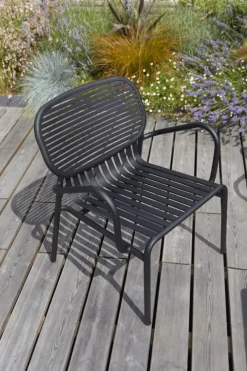 Petite Friture Week-end lounge chair, black