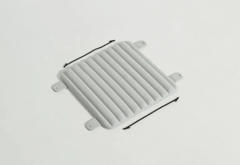 Petite Friture Week-end seat cushion, large, pearl grey