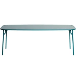 Petite Friture Week-end table, 85 x 220 cm, ocean blue