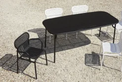 Petite Friture Week-end table, 85 x 180 cm, black