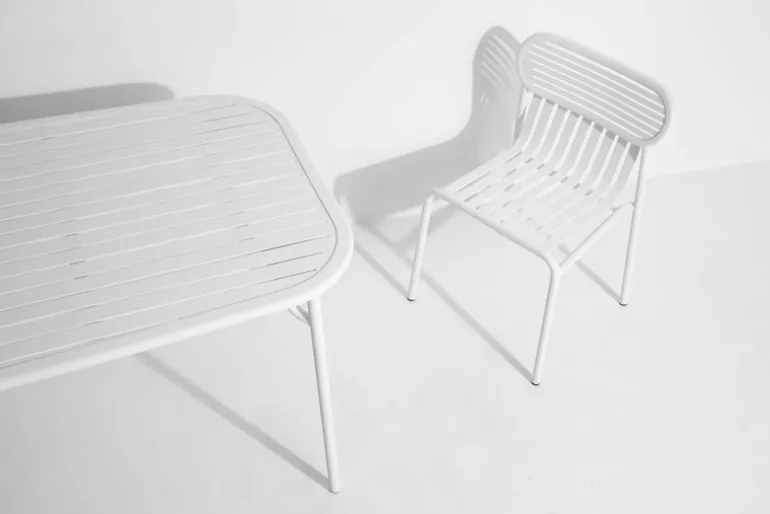 Petite Friture Week-end table, 85 x 180 cm, white