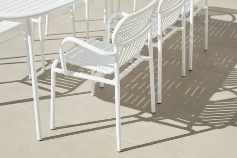 Petite Friture Week-end table, 85 x 180 cm, white