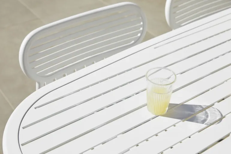 Petite Friture Week-end table, 85 x 180 cm, white