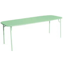 Petite Friture Week-end table, 85 x 220 cm, pastel green