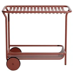 Petite Friture Week-end trolley, brown red