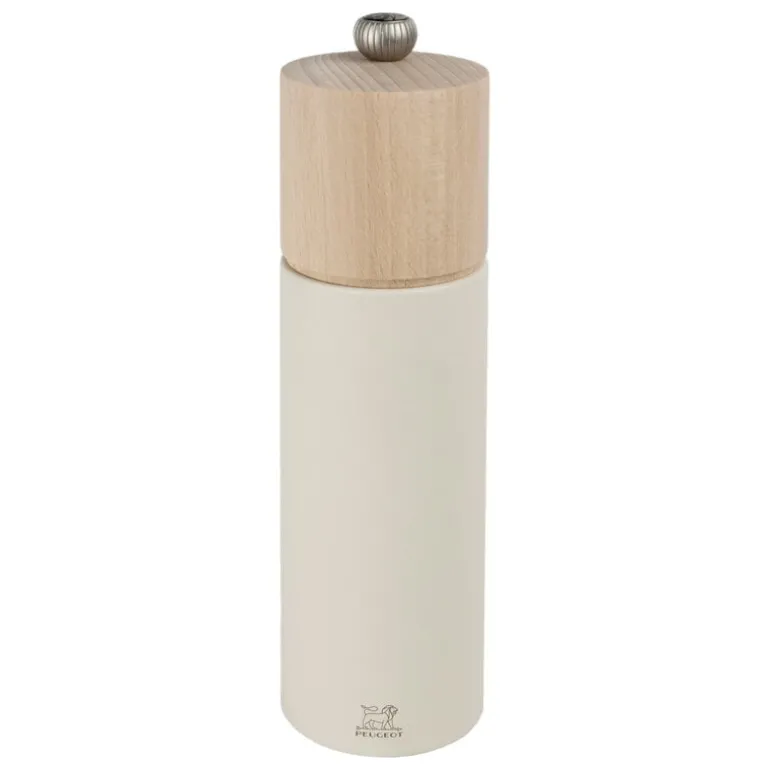 Peugeot Boreal salt mill, 21 cm, feather white