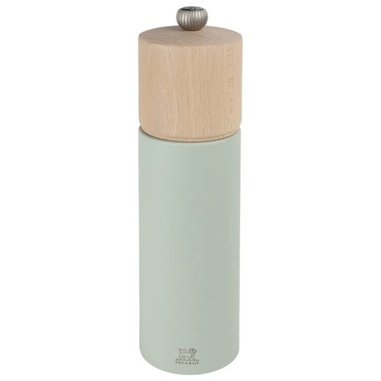 Peugeot Boreal salt mill, 21 cm, sage green