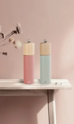 Peugeot Boreal salt mill, 21 cm, sage green