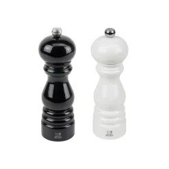 Peugeot Paris salt and pepper mills, 18 cm, glossy black - glossy white