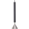 Pholc Apollo 39 pendant, black - polished aluminium